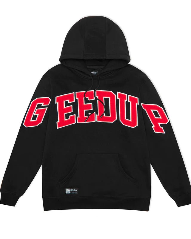 Geedup Team Logo Hoody Black/Red - Aussie Sneaker Plug