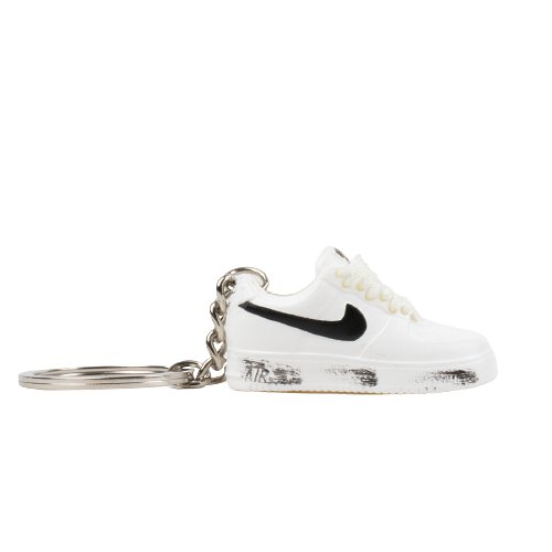 AF1 Para-Noise White Mini Sneaker Keychain - Aussie Sneaker Plug