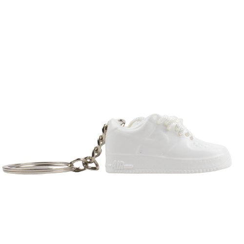 AF1 Triple White Mini Sneaker Keychain - Aussie Sneaker Plug