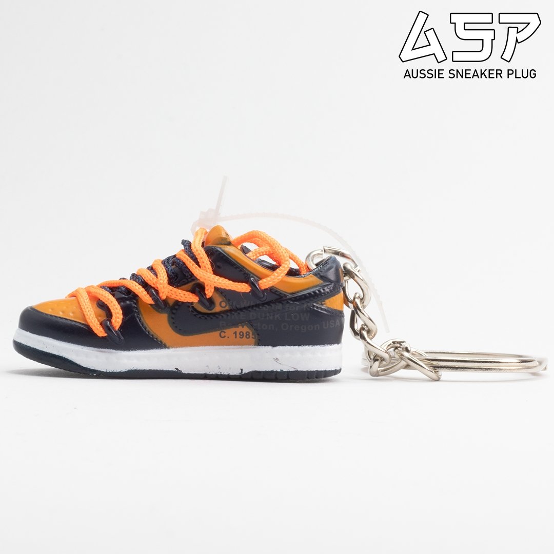 OW Michigan Dunk Low Mini Sneaker Keychain - Aussie Sneaker Plug