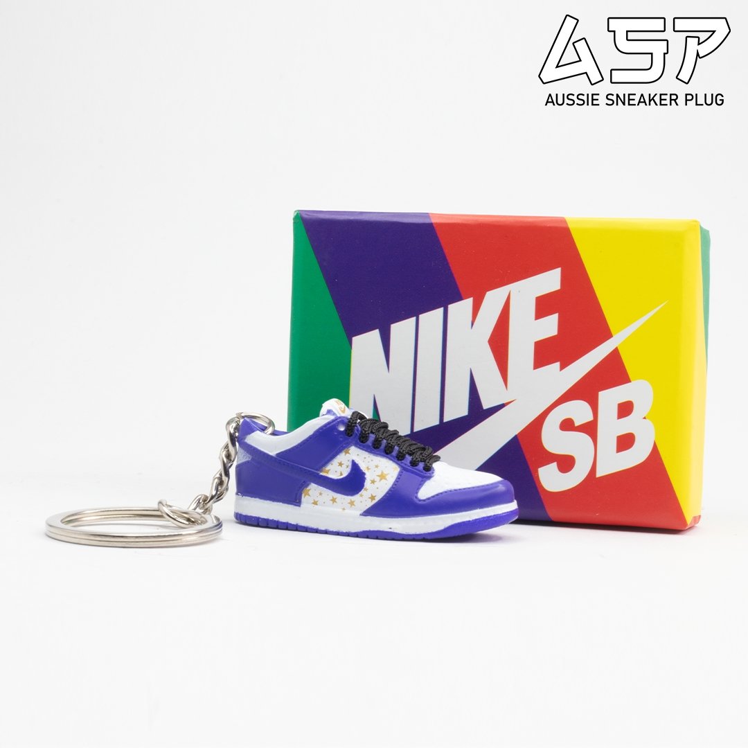 Sup Dunk Low Hyper Royal Mini Sneaker Keychain - Aussie Sneaker Plug