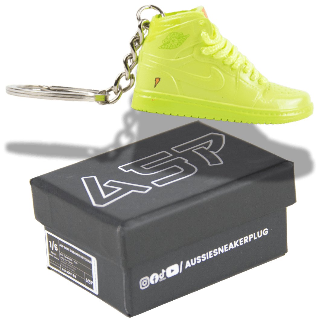 AJ1 Gatorade Cyber Mini Sneaker Keychain - Aussie Sneaker Plug