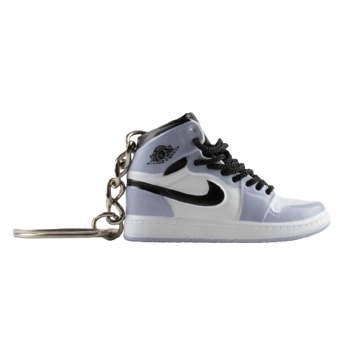 AJ1 Light Smoke Grey Mini Sneaker Keychain - Aussie Sneaker Plug