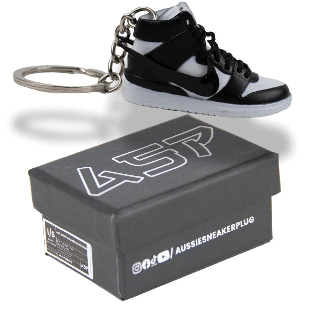 Ambush Black White Dunk High Mini Sneaker Keychain - Aussie Sneaker Plug