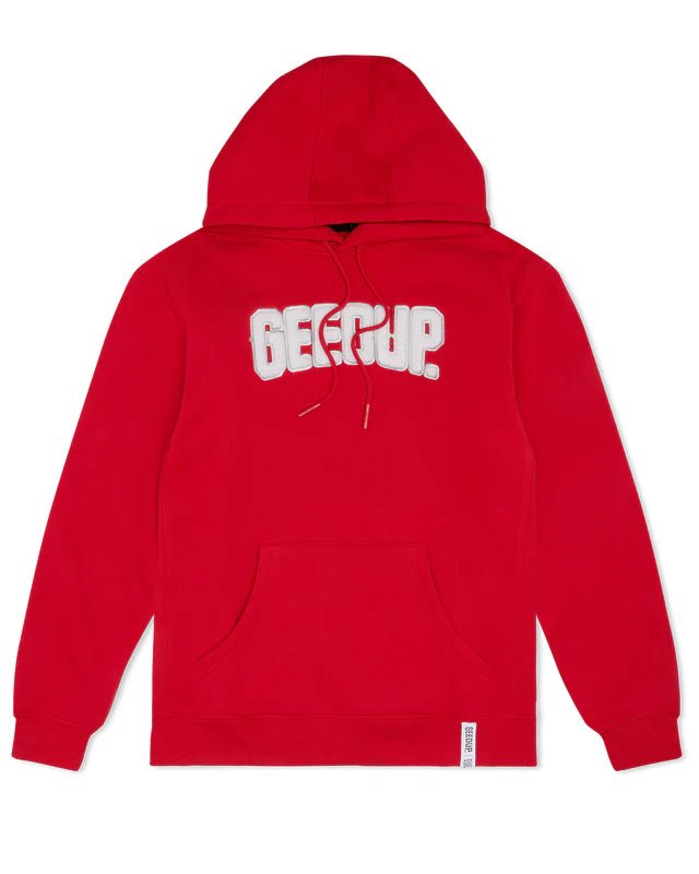Geedup Play For Keeps Hoody Red/White - Aussie Sneaker Plug