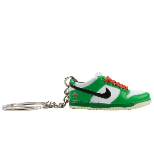 SB Dunk Low Heineken Mini Sneaker Keychain - Aussie Sneaker Plug