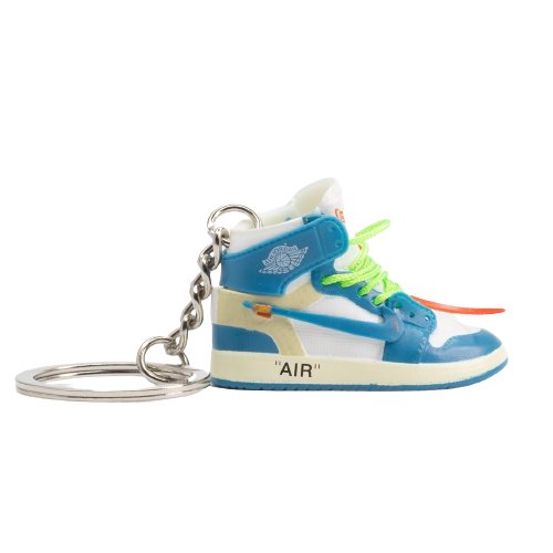 MINI 3D Sneaker Keychain Jordan 1 University Blue